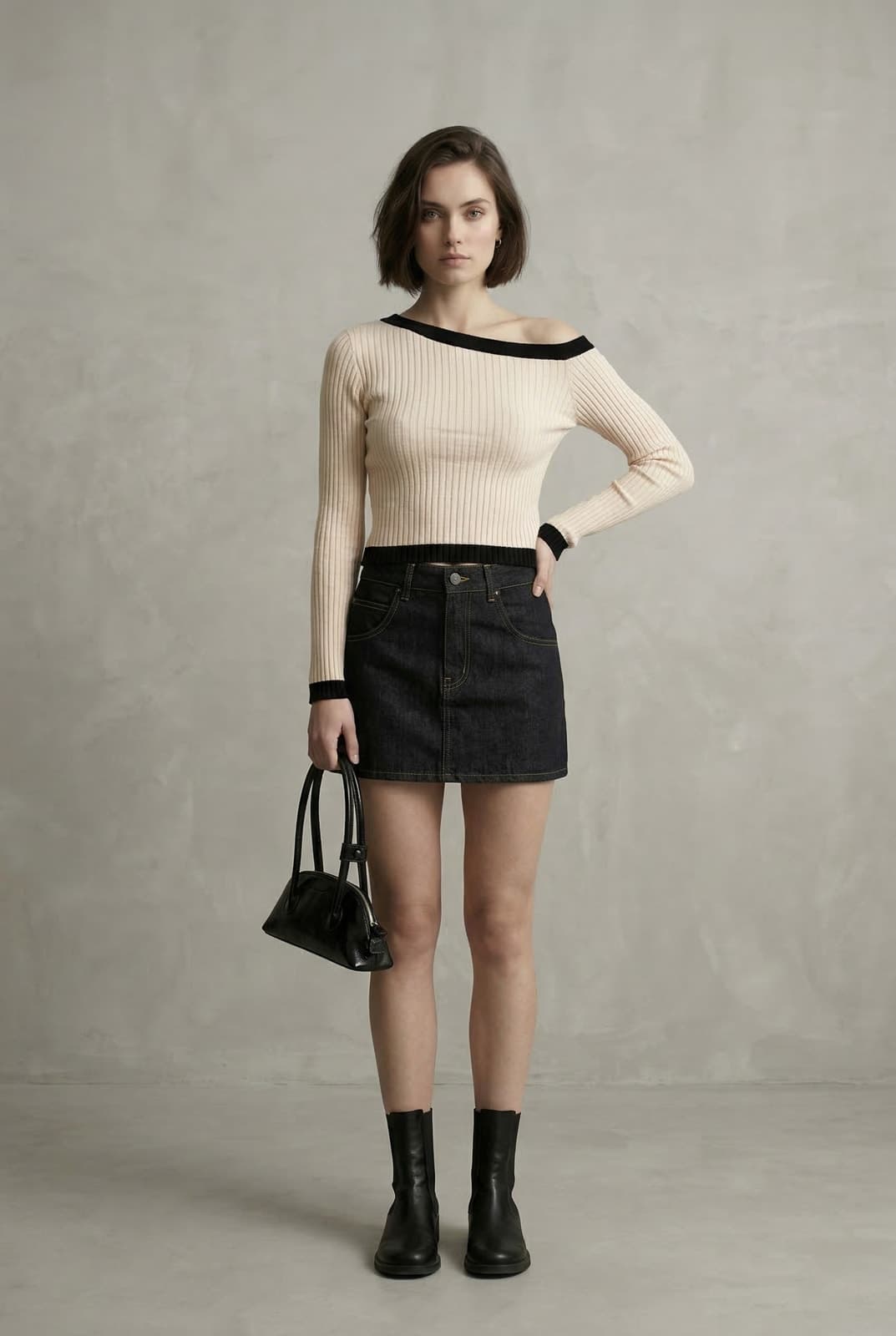 Falda Jean